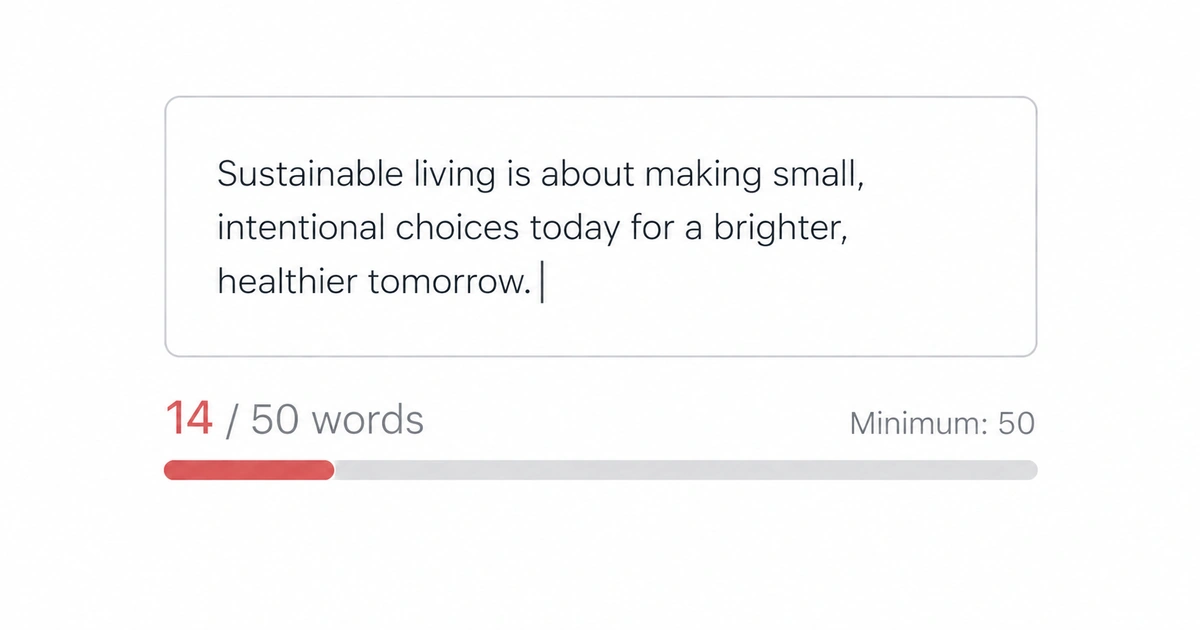 AI Detector Minimum Word Counts