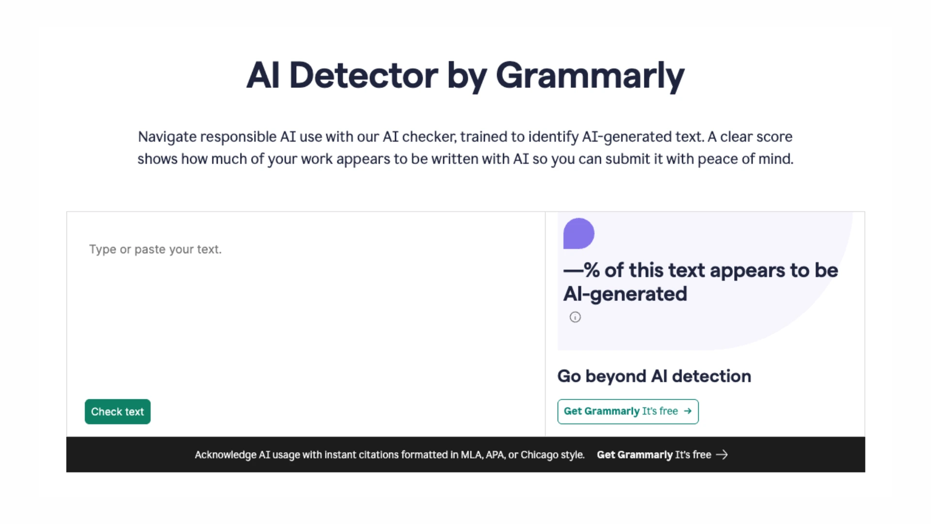 Grammarly Detector