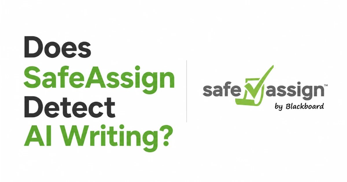 Does SafeAssign Detect AI Writing and Plagiarism?