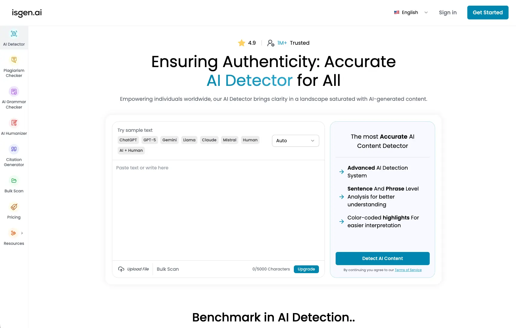 Isgen Landing Page