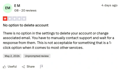 Proofademic Trustpilot review